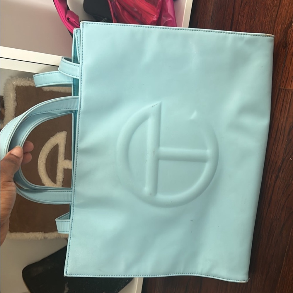 Pool blue telfar bag